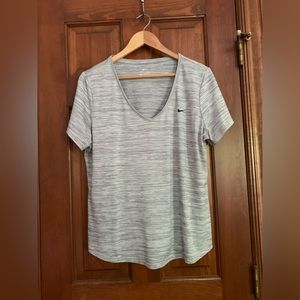 Nike v-neck dri-fit top